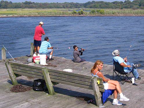 Fishing on Long Island, New York